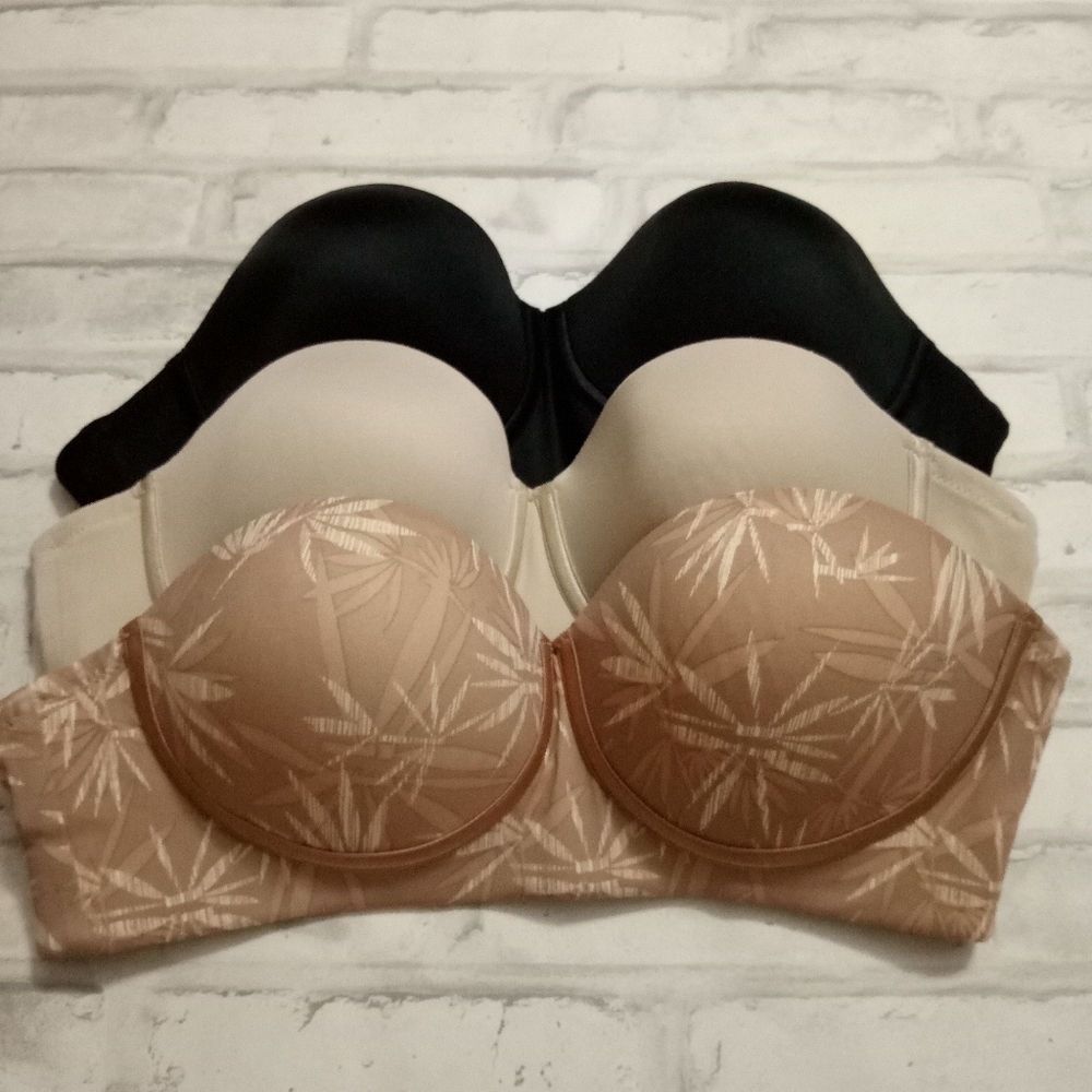 LEONISA Padded Underwire Bra Bundle 36C